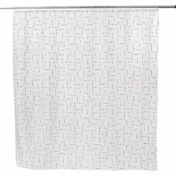 ALLIBERT Rideau De Douche ARROW BLACK En Polyester 180 X 200 Cm - Decor