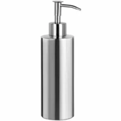 ALLIBERT Distributeur De Savon En Inox COPERBLINK - Chromé Brillant - 6 X 20,5 X 6 Cm