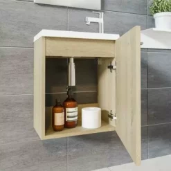 ALLIBERT Ensemble Meuble Lave-mains Avec Miroir BELEM PACK - L 40 X H 51 X P 25 Cm - 40 Cm- Couleur Chêne - Chêne Hamilton 5 ALLIBERT Ensemble Meuble Lave-mains Avec Miroir BELEM PACK - L 40 X H 51 X P 25 Cm - 40 Cm- Couleur Chêne - Chêne Hamilton -ALLIBERT Soldes Magasin 16642079 3