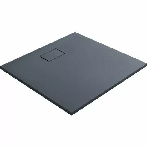 ALLIBERT Receveur De Douche Effet Pierre TERRENO 90 X 90 Gris 2 ALLIBERT Receveur De Douche Effet Pierre TERRENO 90 X 90 Gris – Image 2