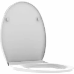 ALLIBERT Abattant WC à  Fermeture Progressive Et Déclipsable CLIPEO - Blanc -ALLIBERT Soldes Magasin 17162490 4