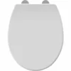 ALLIBERT Abattant WC En Thermodur - Fermeture Progressive Et Déclipsable DOLCEO Blanc Coton - Blanc Coton
