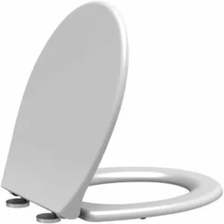 ALLIBERT Abattant WC En Thermodur - Fermeture Progressive Et Déclipsable DOLCEO Blanc Coton - Blanc Coton -ALLIBERT Soldes Magasin 17162494 4