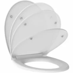 ALLIBERT Abattant WC En Thermodur - Fermeture Progressive Et Déclipsable DOLCEO Blanc Coton - Blanc Coton -ALLIBERT Soldes Magasin 17162494 5