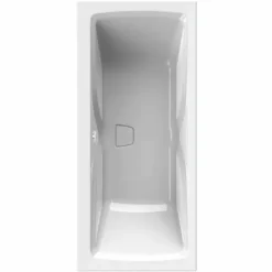 ALLIBERT Baignoire Rectangulaire Double Dos SYLENE DUO 180 X 80 Cm - Blanc Brillant