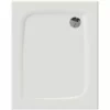 ALLIBERT Receveur De Douche En Bioplax® Rectangle JACANA 2 100 X 80 Cm Blanc Brillant - Blanc