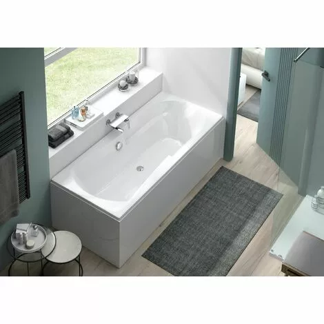 ALLIBERT Baignoire Rectangulaire Namea 170 X 75 Cm - Blanc Brillant 2 ALLIBERT Baignoire Rectangulaire Namea 170 X 75 Cm - Blanc Brillant – Image 2