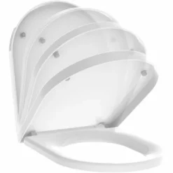 ALLIBERT Abattant WC à Fermeture Progressive Et Déclipsable KOBEO - Forme D-shape - Blanc 8 ALLIBERT Abattant WC à Fermeture Progressive Et Déclipsable KOBEO - Forme D-shape - Blanc -ALLIBERT Soldes Magasin 18411003 4