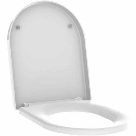 ALLIBERT Abattant WC à Fermeture Progressive Et Déclipsable KOBEO - Forme D-shape - Blanc 5 ALLIBERT Abattant WC à Fermeture Progressive Et Déclipsable KOBEO - Forme D-shape - Blanc – Image 5