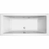 ALLIBERT Baignoire Balnéo Rectangulaire KANDO ESSENTIA - Massage Eau + Air 180 X 80 Cm - Blanc