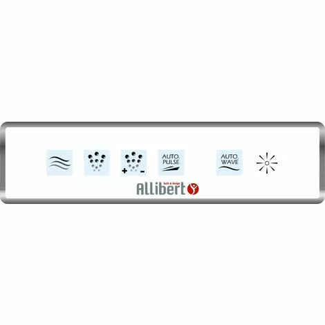 ALLIBERT Baignoire Balnéo INOA DOLCEA - Massage Eau + Air - Chromothérapie 180 X 80 Cm - Blanc 2 ALLIBERT Baignoire Balnéo INOA DOLCEA - Massage Eau + Air - Chromothérapie 180 X 80 Cm - Blanc – Image 2