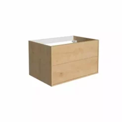 ALLIBERT Meuble Sous-vasque 80 Cm à  Suspendre MARNY Couleur Chêne - Chêne Arlington