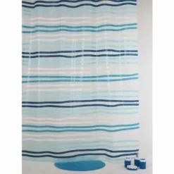 ALLIBERT Rideau De Douche LONA Vert 180 X 200 Cm - Vert