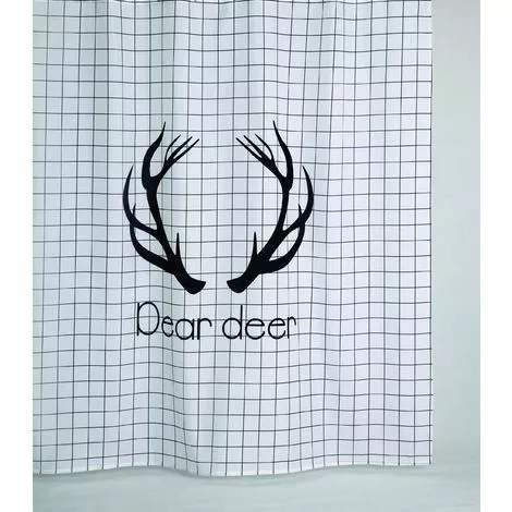ALLIBERT Rideau De Douche DEAR 180 X 200 Cm - Decor 1 ALLIBERT Rideau De Douche DEAR 180 X 200 Cm - Decor
