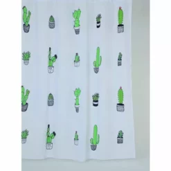 ALLIBERT Rideau De Douche CACTUS 180 X 200 Cm - Decor