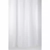 ALLIBERT Rideau De Douche Blanc ALBIN 120 X 200 Cm - Blanc
