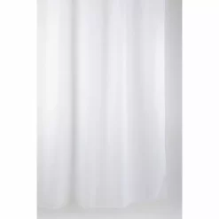 ALLIBERT Rideau De Douche Blanc ALBIN 120 X 200 Cm - Blanc