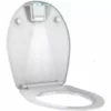 ALLIBERT Abattant WC En Thermodur Avec éclairage LED NIGHTY 2 - Blanc Brillant - 37,2 X 6,7 X 46,5 Cm - - Blanc