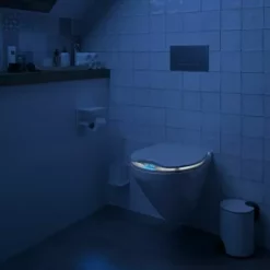 ALLIBERT Abattant WC En Thermodur Avec éclairage LED NIGHTY 2 - Blanc Brillant - 37,2 X 6,7 X 46,5 Cm - - Blanc -ALLIBERT Soldes Magasin 20821177 4