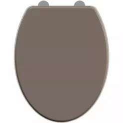 ALLIBERT Abattant WC à  Fermeture Progressive Et Déclipsable EKLA Taupe Brun - Taupe Brun