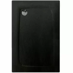 ALLIBERT Receveur De Douche Extra-plat Texture Effet Pierre MOONEO RECTANGLE 120 X 80 Cm Noir - Noir