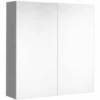 ALLIBERT Armoire De Toilette LOOK PM - 60 X 65 X 18 - Gris