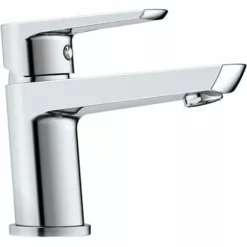 ALLIBERT Mitigeur Lavabo En Laiton VISION Chromé Brillant - Livré Avec 2 Flexibles F 12/17 - Chromé Brillant