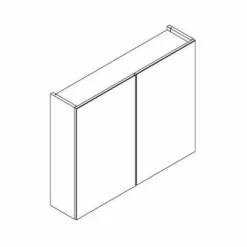 ALLIBERT Armoire De Toilette Avec Miroir Et Prise LOOK 80 Cm Blanc Alpin Brillant - Blanc Alpin 5 ALLIBERT Armoire De Toilette Avec Miroir Et Prise LOOK 80 Cm Blanc Alpin Brillant - Blanc Alpin -ALLIBERT Soldes Magasin 24401293 3