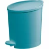 ALLIBERT Poubelle Bleue 4L HAPPY 19,5 X 33 X 19,5 Cm - Bleu