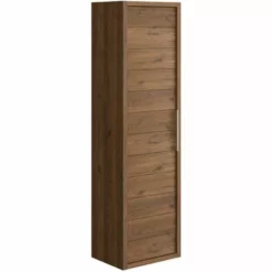ALLIBERT Colonne De Salle De Bain à Suspendre SORENTO - 1 Porte - 42,4 X 156 X 35 Cm Couleur Chêne - Chêne Cognac