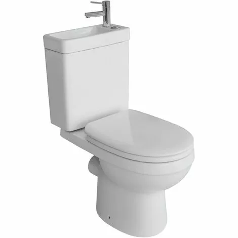 ALLIBERT Pack WC Avec Lave-mains Réversible COMBI - Blanc -ALLIBERT Soldes Magasin 24401415 1