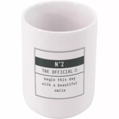 ALLIBERT COSMET Verre Blanc / Noir - Blanc / Noir