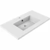 Lavabo Allibert Tobi 80cm Blanc Brillant