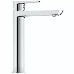 ALLIBERT Mitigeur Lavabo-haut En Laiton VISION Cartouche Céramique 35mm - Livré Avec 2 Flexibles - Chromé Brillant