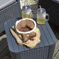 Jeu De Salle à Manger D'extérieur 3 Pcs Iowa Graphite 223929 Allibert - Gris -ALLIBERT Soldes Magasin 3528366 5