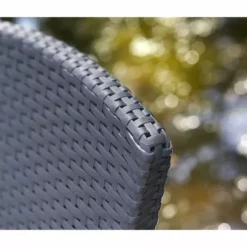 Chaise Inclinable De Jardin Vermont Graphite 238452 Allibert - Gris -ALLIBERT Soldes Magasin 3528371 5