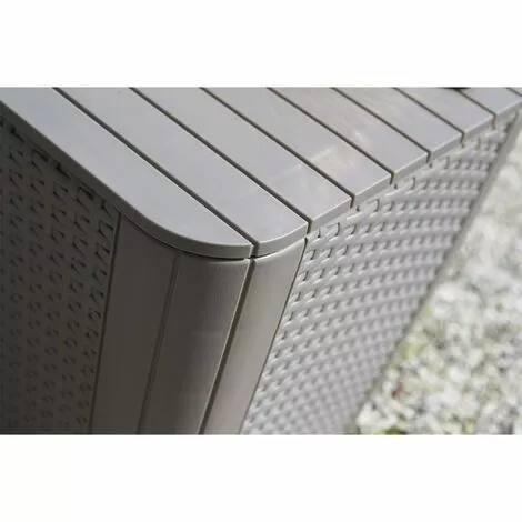 Table D'appoint De Jardin Luzon Cappuccino 223933 Allibert - Brun 4 Table D'appoint De Jardin Luzon Cappuccino 223933 Allibert - Brun – Image 4