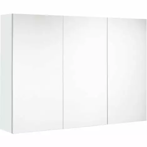 Armoire De Toilette Allibert Look Brillant Blanc 100cm - Blanc Alpin - Brillant 1 Armoire De Toilette Allibert Look Brillant Blanc 100cm - Blanc Alpin - Brillant