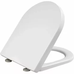 ALLIBERT Abattant WC En Thermodur RAINBOW - Déclipsable Et Fermeture Progressive - Blanc