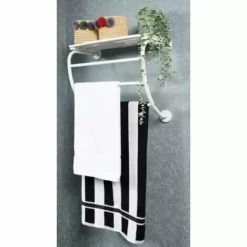 ALLIBERT Porte-serviette Mural 3 Barres HAPPY Blanc - Blanc -ALLIBERT Soldes Magasin 50895494 3