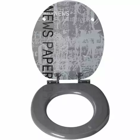 ALLIBERT Abattant WC En MDF - Fermeture Progressive GRAFIC LINE - Décor 3 ALLIBERT Abattant WC En MDF - Fermeture Progressive GRAFIC LINE - Décor – Image 3