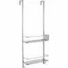 ALLIBERT Double étagère De Douche à  Suspendre PALATINO - 2 Crochets Patère - Inox