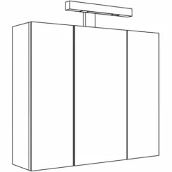 ALLIBERT Armoire De Toilette éclairante PIAN'O 60cm - 3 Portes Miroir éclairage LED Et Prise Blanc Mat - Blanc 5 ALLIBERT Armoire De Toilette éclairante PIAN'O 60cm - 3 Portes Miroir éclairage LED Et Prise Blanc Mat - Blanc -ALLIBERT Soldes Magasin 50895648 3