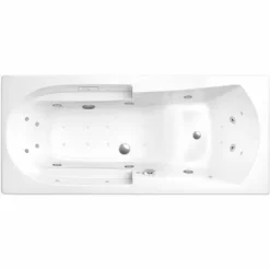 ALLIBERT Baignoire Balnéo INTENSEA MOOVANCE 170 X 75 - Blanc