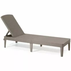Chaise Longue Jaipur Cappuccino 235163 Allibert - Brun