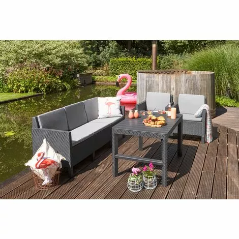 Table Réglable Allibert Lyon Anthracite 5 Table Réglable Allibert Lyon Anthracite – Image 5