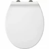 ALLIBERT Abattant WC à  Fermeture Progressive Et Déclipsable SYSTEM - Blanc
