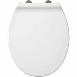 ALLIBERT Abattant WC à  Fermeture Progressive Et Déclipsable SYSTEM - Blanc