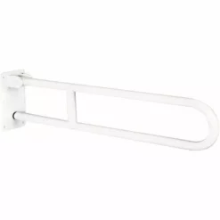 ALLIBERT Poignée PMR Pivotante En Inox USIS Blanc - Blanc