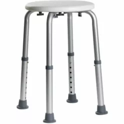 ALLIBERT Tabouret PMR Pour Bain, Douche Ou Espace Salle De Bains Ajustable USIS Blanc - Blanc